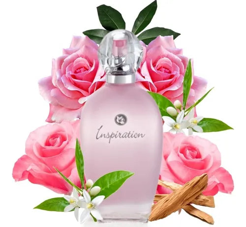 Fragancia Mujer Inspiration 50ml Flor de Naranjo Rosas Frutas