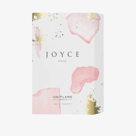 Fragancia Joyce Rose EDT 50ml Ámbar Floral Almendra Vainilla