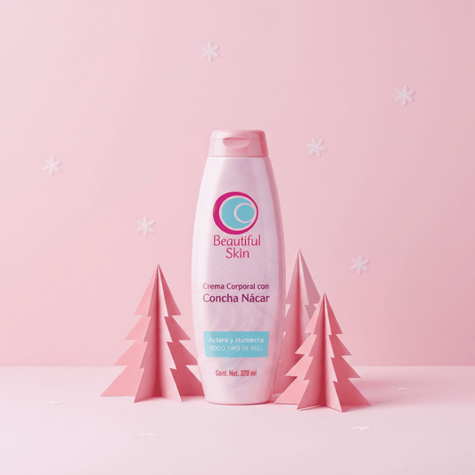 Crema Corporal Concha Nácar 320ml Empareja Tono Manchas