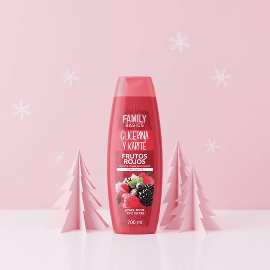Locion Frutos Rojos 700ml Glicerina Karite Suavizante