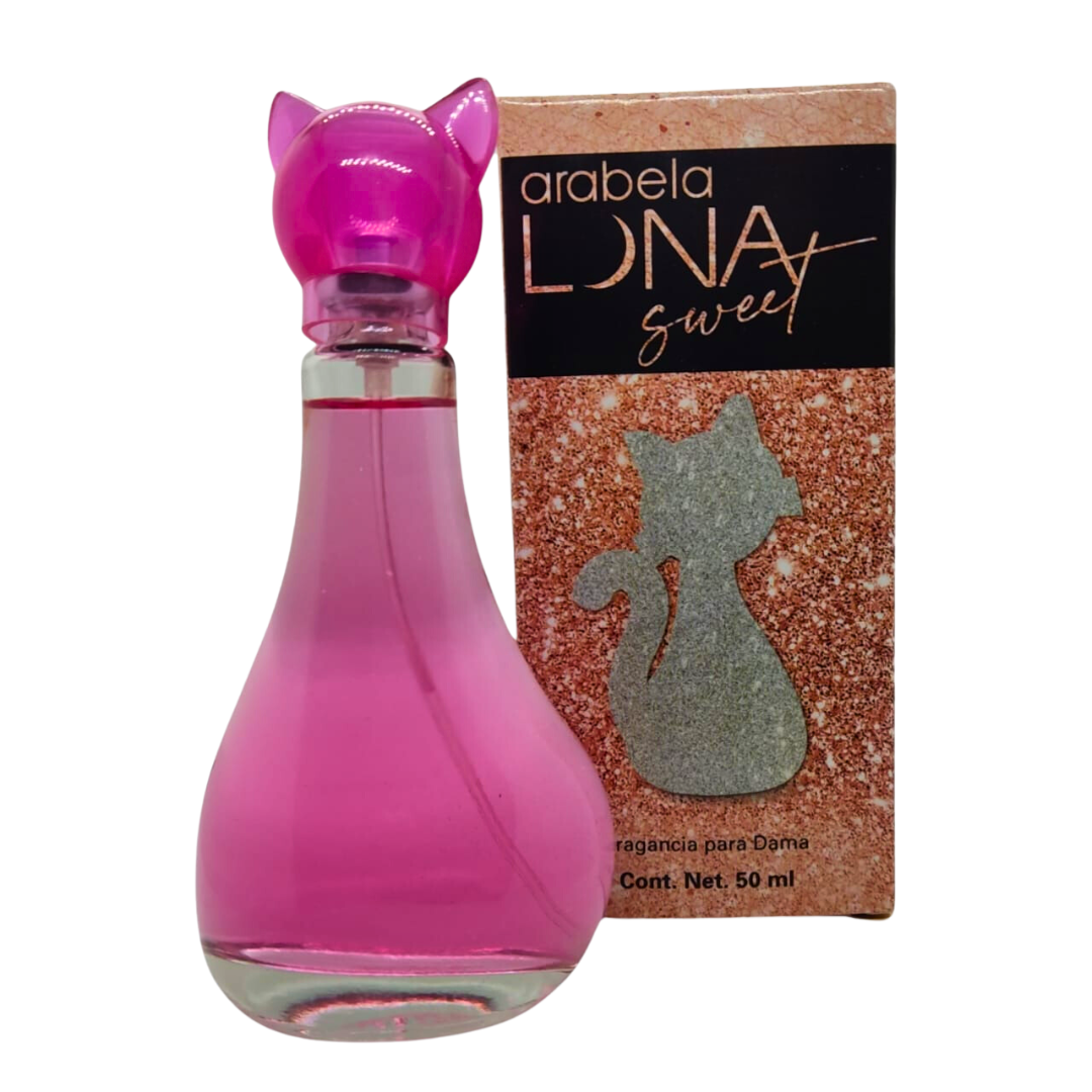 Fragancia Luna Sweet Mujer 50ml Glitter Floral Frutal