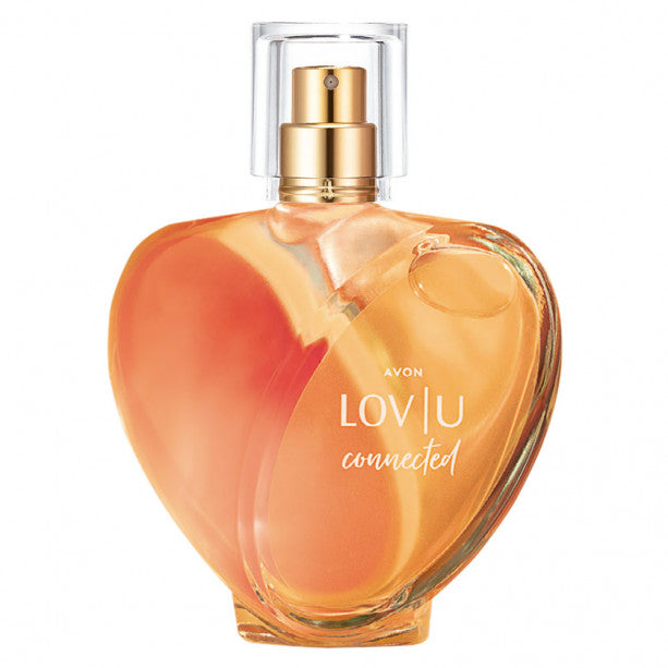 Perfume LovU Connected 50ml Avon Mandarina Rosas Sándalo EDP