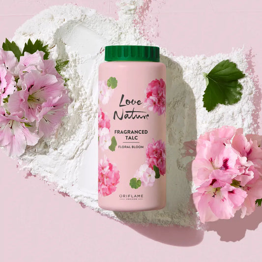 Talco Perfumado Floral Love Nature Oriflame 100gr