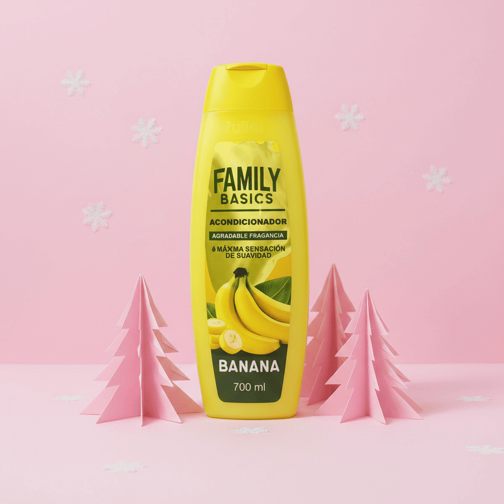 Acondicionador Banana 700ml Suavidad Extrema Crema Peinar 2 en 1