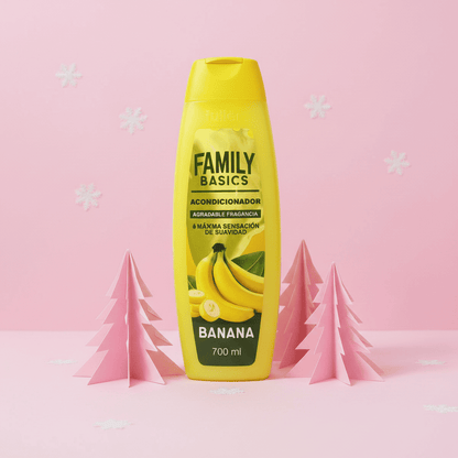 Acondicionador Banana 700ml Suavidad Extrema Crema Peinar 2 en 1