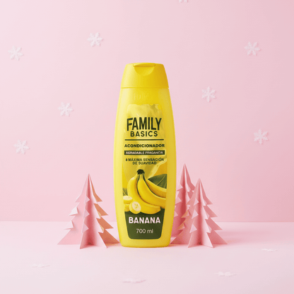 Acondicionador Banana 700ml Suavidad Extrema Crema Peinar 2 en 1