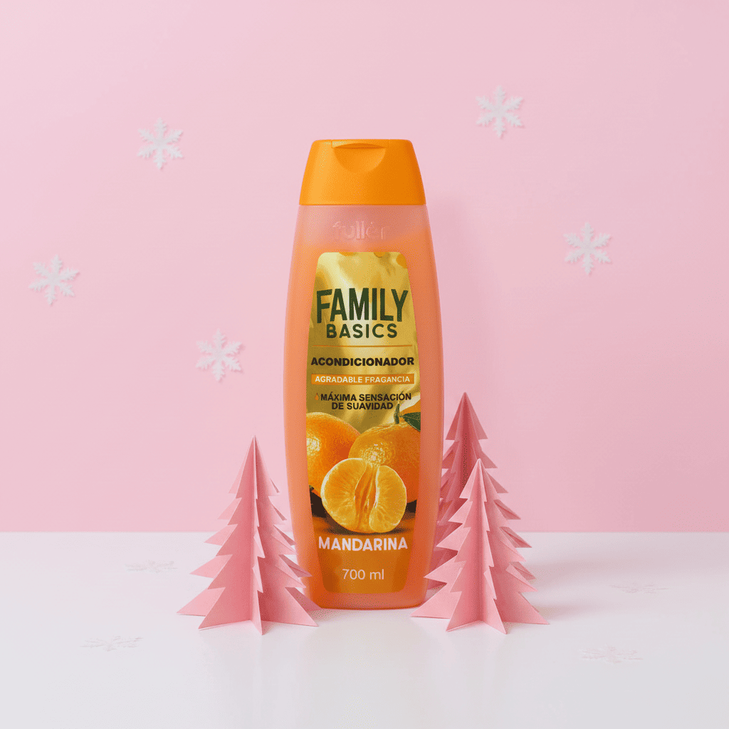 Acondicionador Mandarina 700ml Crema Peinar 2en1 Suavidad