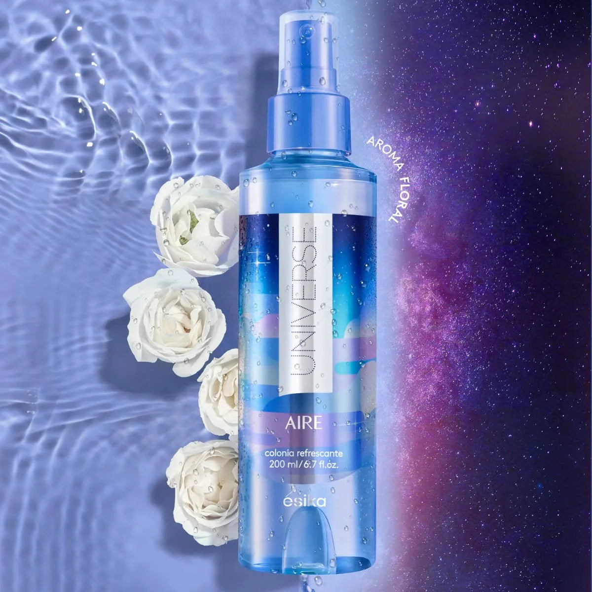 Colonia Universe Aire 200ml Esika Floral Fresca Limón