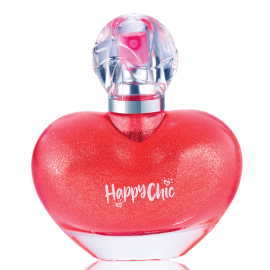 Fragancia Happy Chic 50ml Sandía Coco Juvenil Glitter