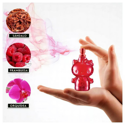 Fragancia Hello Kitty Red 60ml Frambuesa Orquidea Floral