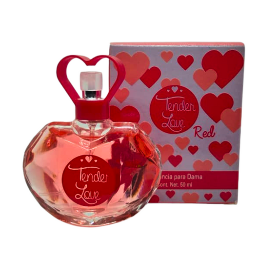 Fragancia Tender Love Red 50ml Floral Frutal Dulce Empoderada