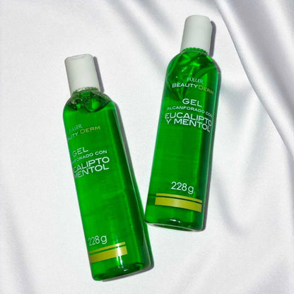 Gel Alcanforado 228gr Eucalipto Mentol Bienestar Fresco