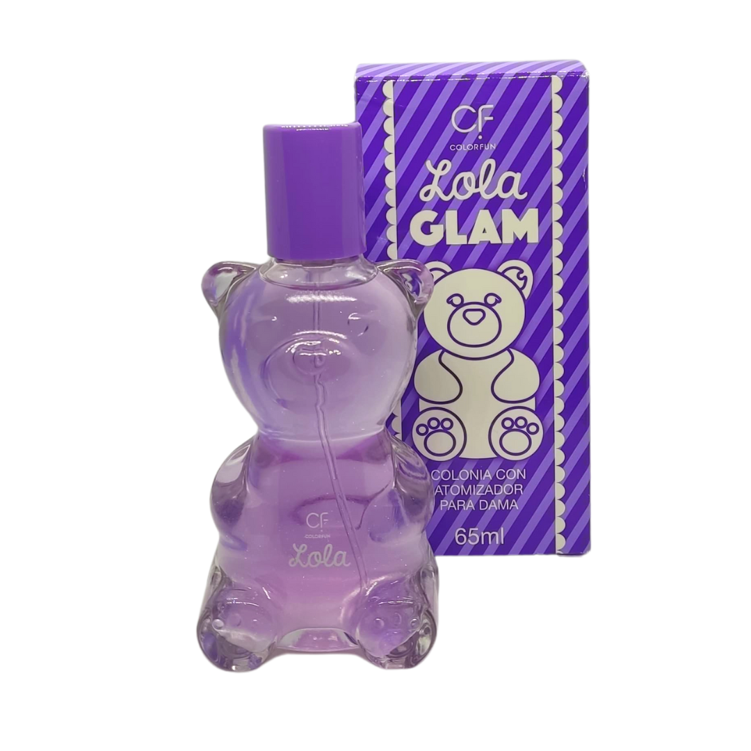 Fragancia Lola Glam 65ml Osito Mandarina Rosas Glitter