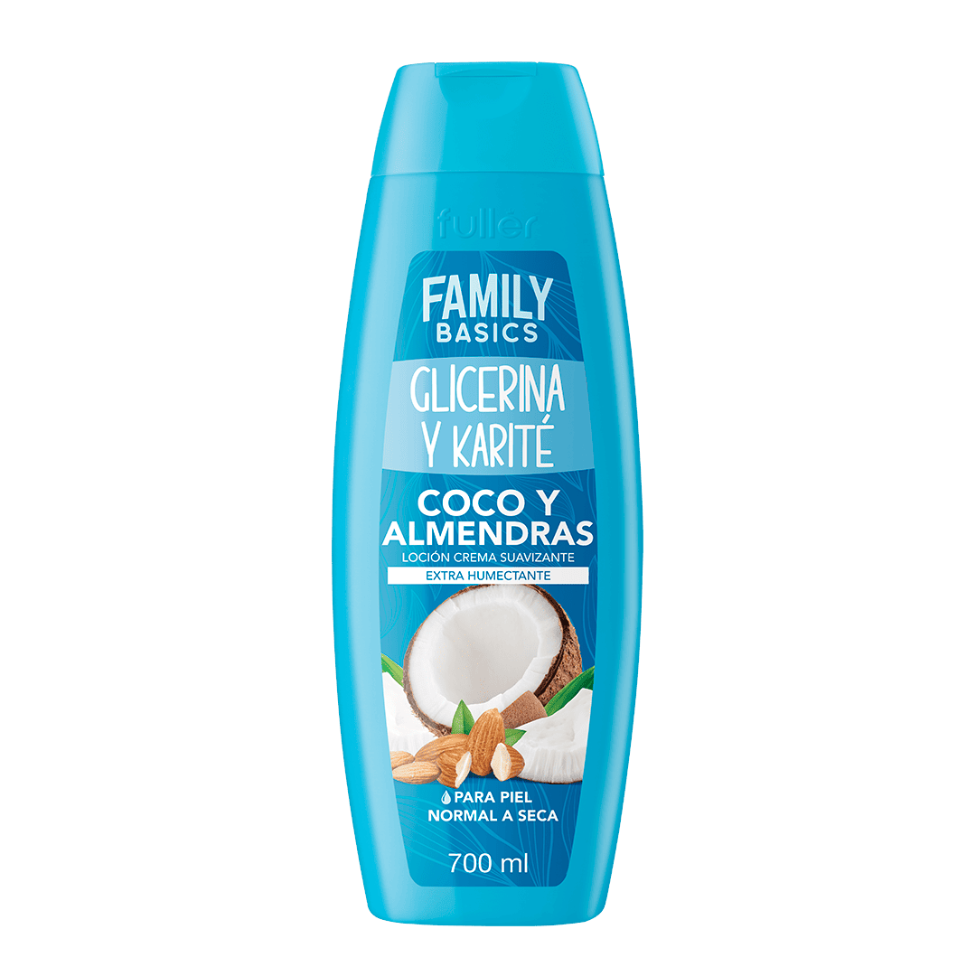 Locion Coco Almendras 700ml Glicerina Karite Humectante