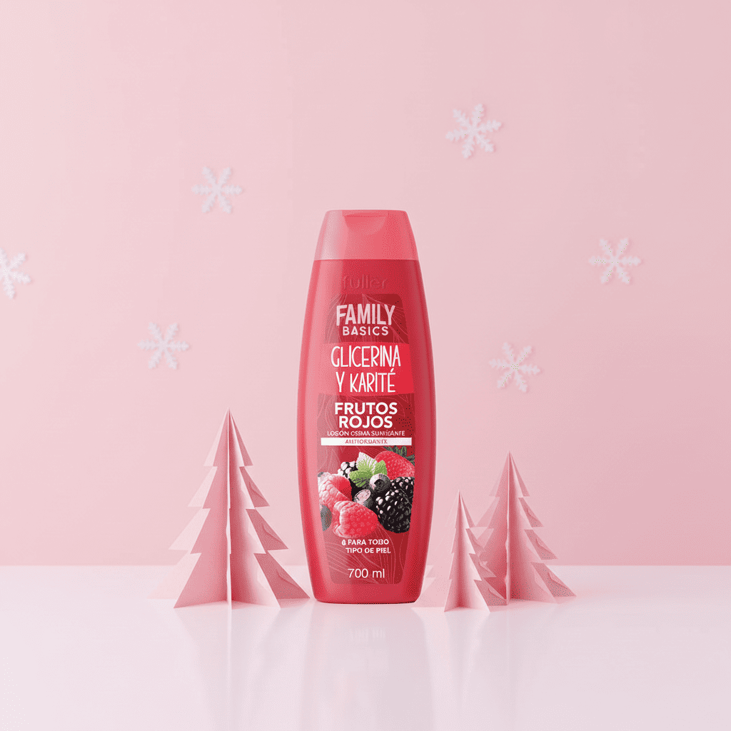 Locion Frutos Rojos 700ml Glicerina Karite Suavizante