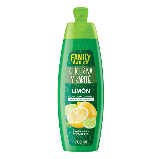 Locion Limon 700ml Glicerina Karite Uso Diario Suavizante
