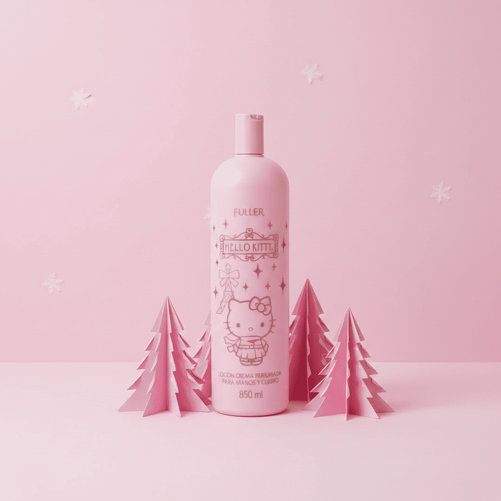 Locion Corporal Hello Kitty 850ml Coco Manzana Dermatologica
