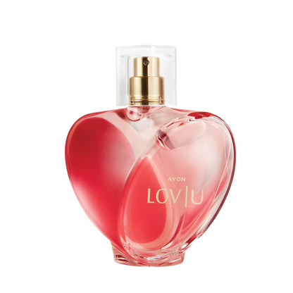 Perfume LovU 50ml Avon Floral Frutal Frambuesa Cashmere EDP
