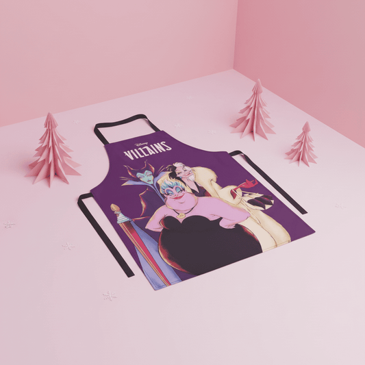 Mandil Villanas Disney 70x70 Coleccionable Utensilio Cocina