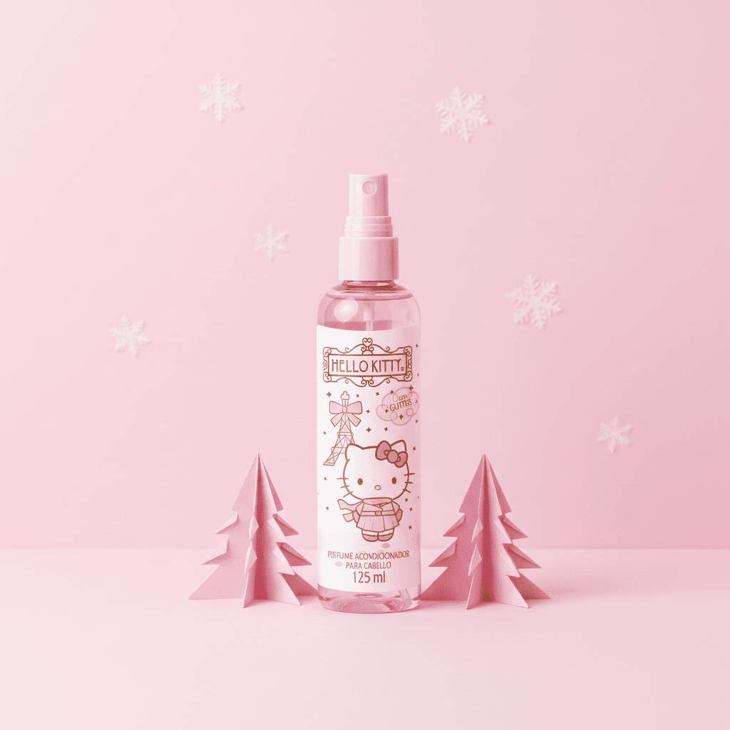 Perfume Acondicionador Cabello Hello Kitty 125ml Coco Manzana