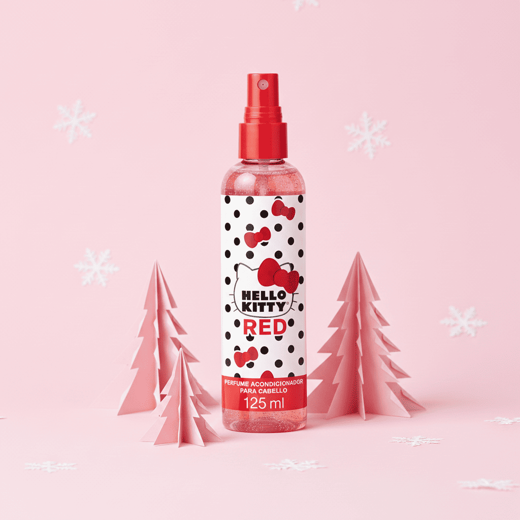 Perfume Acondicionador Hello Kitty Red 125ml Frambuesa