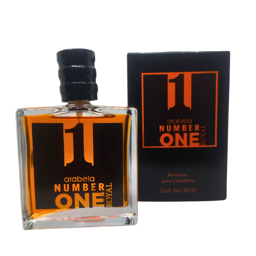 Fragancia Hombre Number ONE Royal 60ml Cítrico Oriental Dominante
