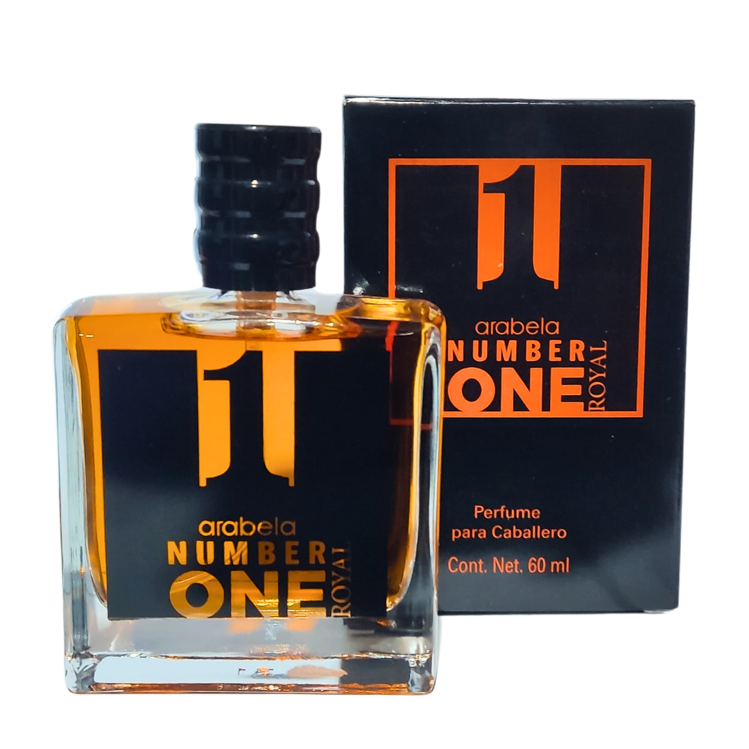 Fragancia Hombre Number ONE Royal 60ml Cítrico Oriental Dominante