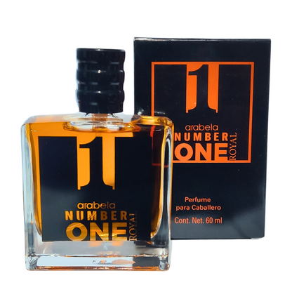 Fragancia Hombre Number ONE Royal 60ml Cítrico Oriental Dominante