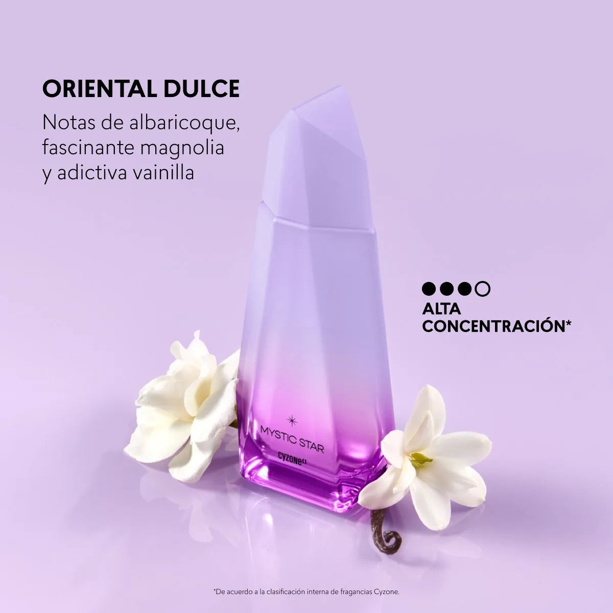 Perfume Mystic Star Cyzone 50ml Oriental Dulce Vainilla