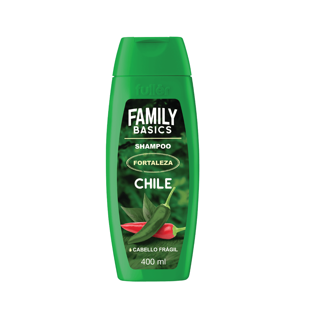 Shampoo Extracto Chile 400ml Cabello Delgado Fortaleza