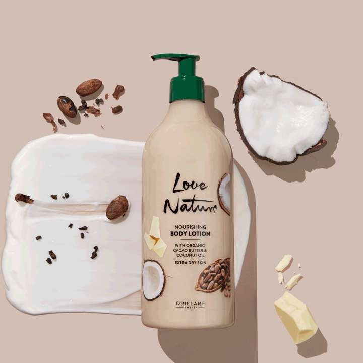 Crema Corporal Love Nature 750ml Cacao Coco Nutritiva