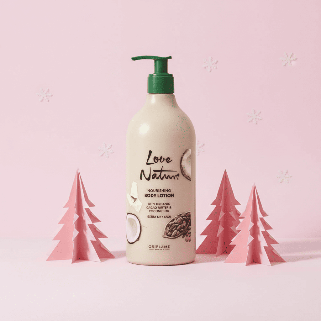 Crema Corporal Love Nature 750ml Cacao Coco Nutritiva