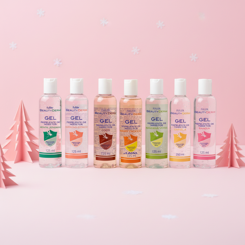 Set 7 Repelentes Gel Mosquitos 125ml C/u Proteccion 8h
