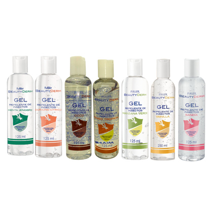 Set 7 Repelentes Gel Mosquitos 125ml C/u Proteccion 8h