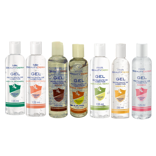 Set 7 Repelentes Gel Mosquitos 125ml C/u Proteccion 8h