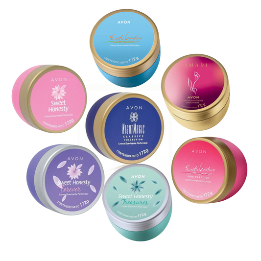 Set 7 Cremas Corporales Perfumadas Avon 172g Combo Aromas