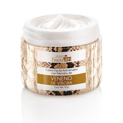 Crema Facial Anti-Arrugas 70gr Péptidos Veneno Víbora Relleno